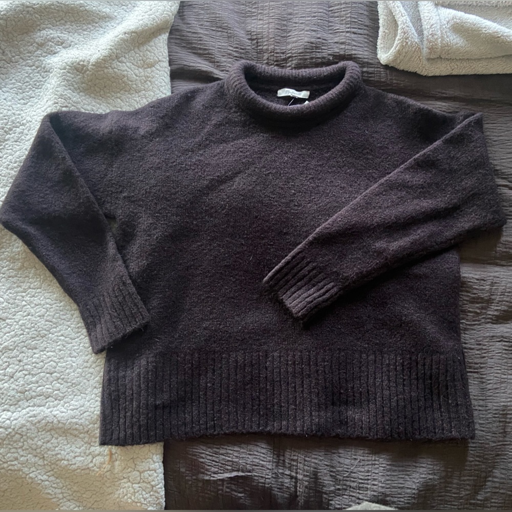 Madewell Wool Sweater - Raisin NWT